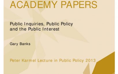 Academy Papers 2/2013: Public Inquiries, Public Policy and the Public Interest