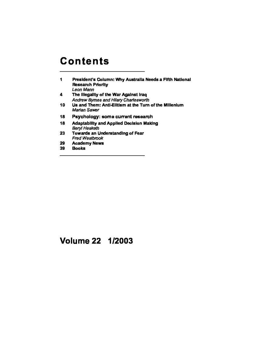 2003 Vol22 No1 pdf 1