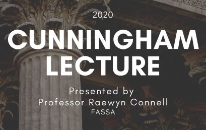 Professor Raewyn Connell: 2020 Cunningham Lecture