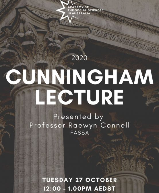 Professor Raewyn Connell: 2020 Cunningham Lecture