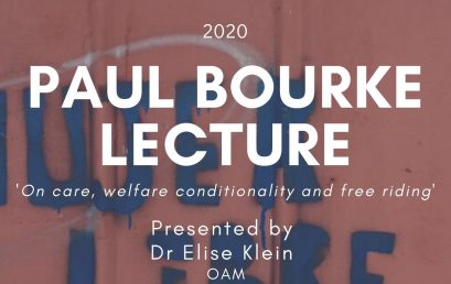 Dr Elise Klein OAM: 2020 Paul Bourke Lecture
