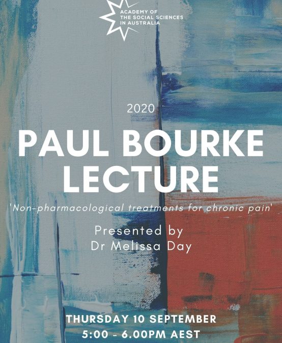 Dr Melissa Day: 2020 Paul Bourke Lecture