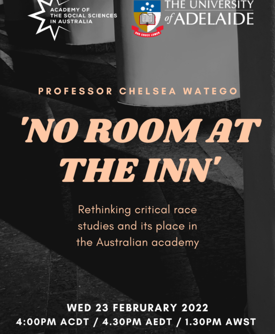 ‘No room at the Inn’: Rethinking critical race studies and its place in the Australian academy