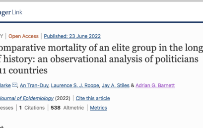 The comparative mortality of an elite group in the long run of history: an observational analysis of politicians from 11 countries