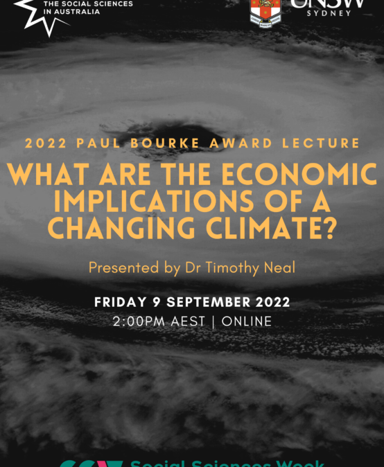 What are the economic implications of a changing climate?