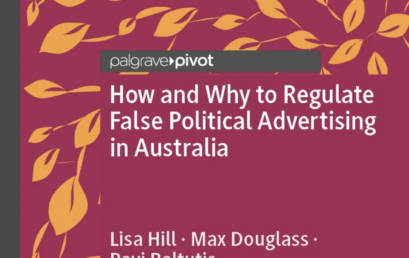 How and Why to Regulate False Political Advertising in Australia