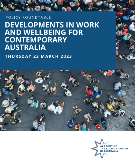 Developments in work and wellbeing for contemporary Australia