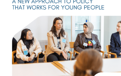 Shaping the Future: A new approach to policy that works for young people