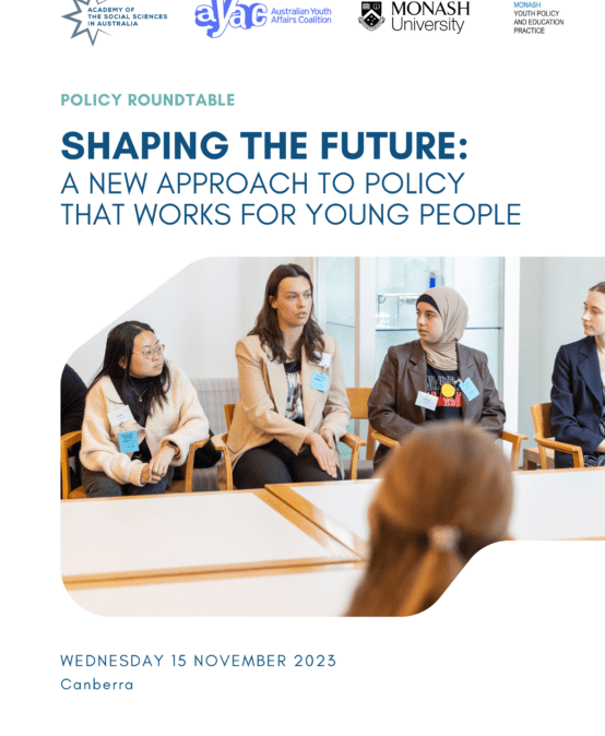 Shaping the Future: A new approach to policy that works for young people