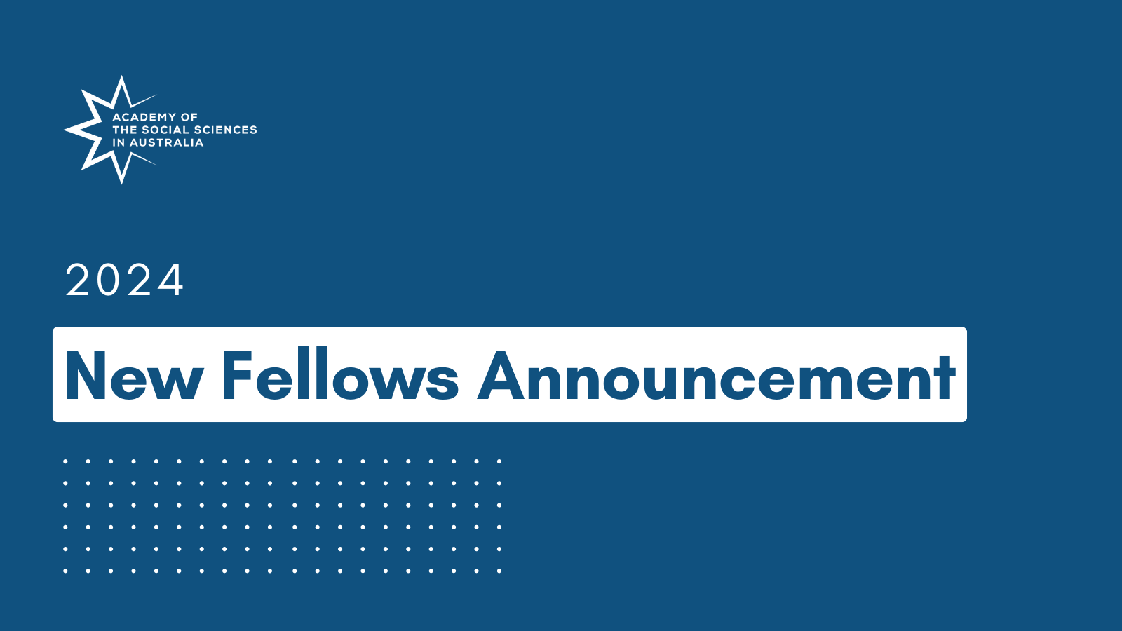 Academy announces 20 distinguished social science leaders as 2024 Fellows