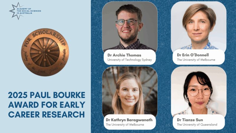 2025 Paul Bourke Awards for Early Career Research Paul Bourke 2025