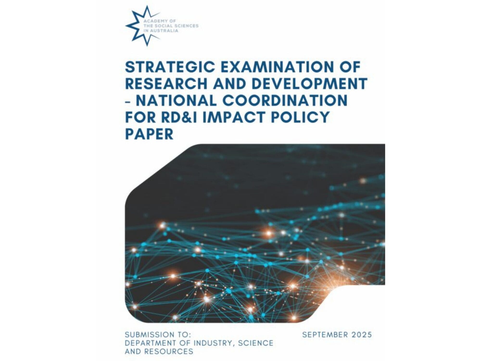 Academy responds to Australian Government RD&I impact paper