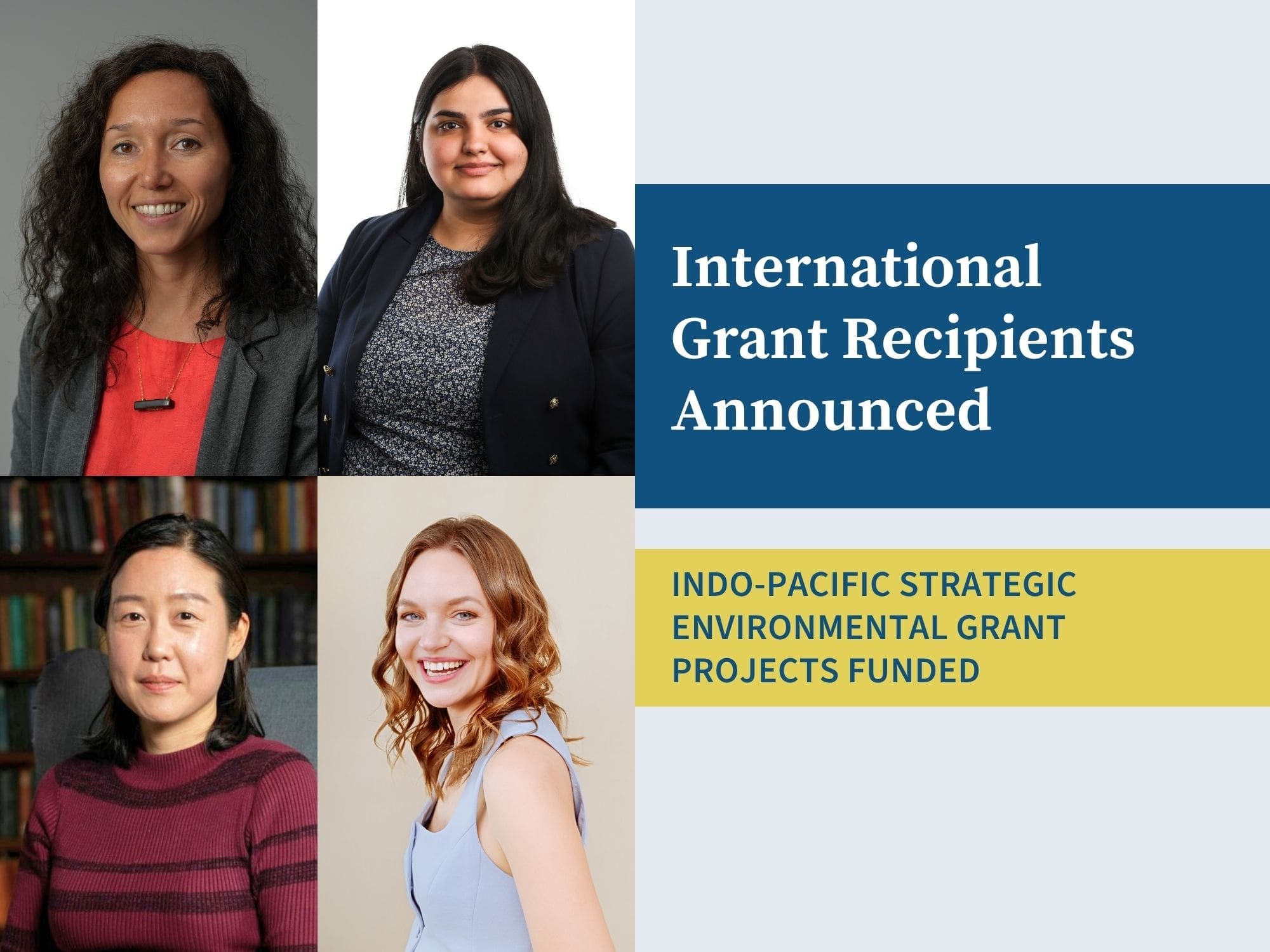 INDO-PACIFIC STRATEGIC ENVIRONMENTAL GRANT PROJECTS FUNDED