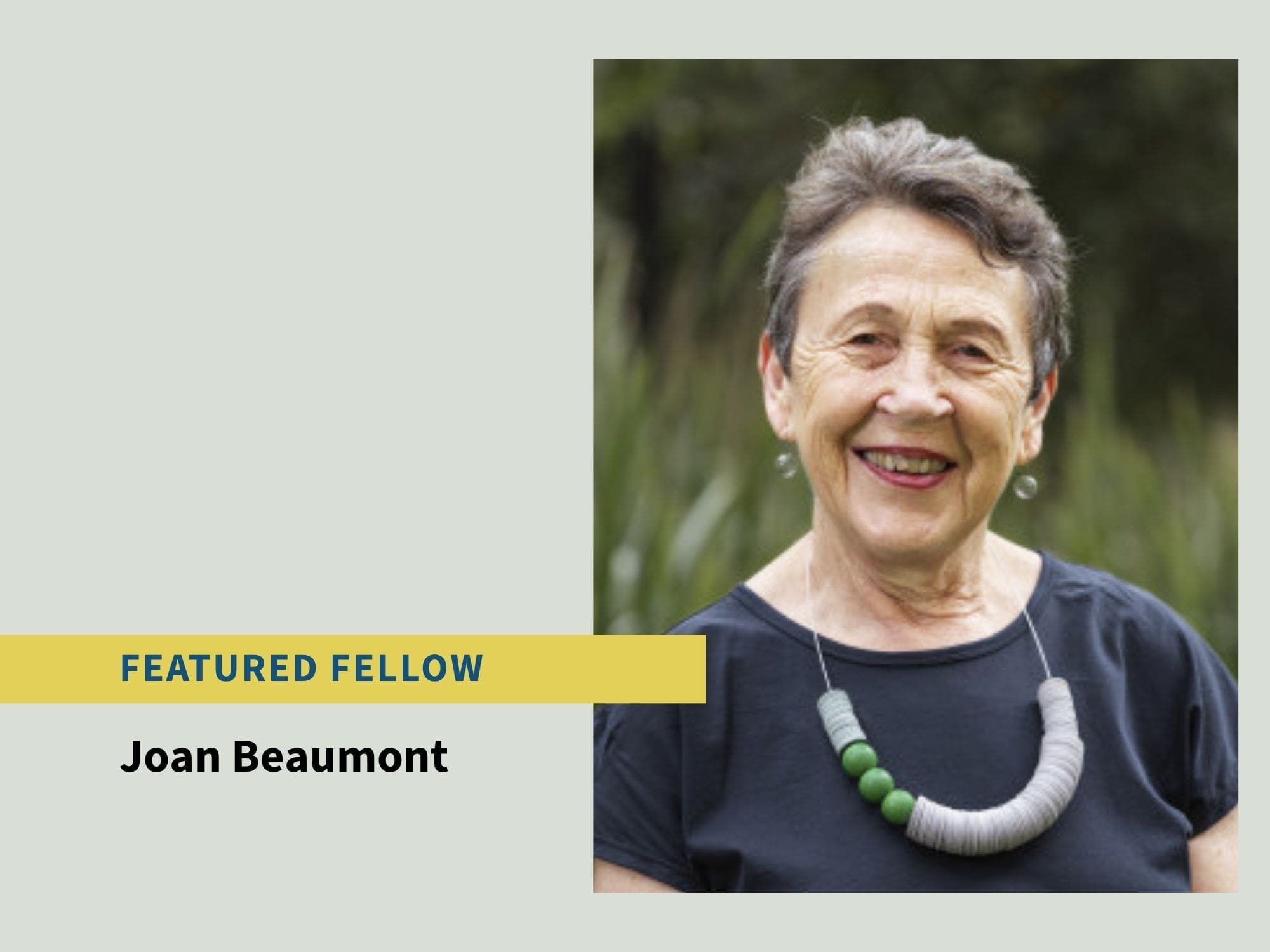 Featured Fellow: Professor Emerita Joan Beaumont