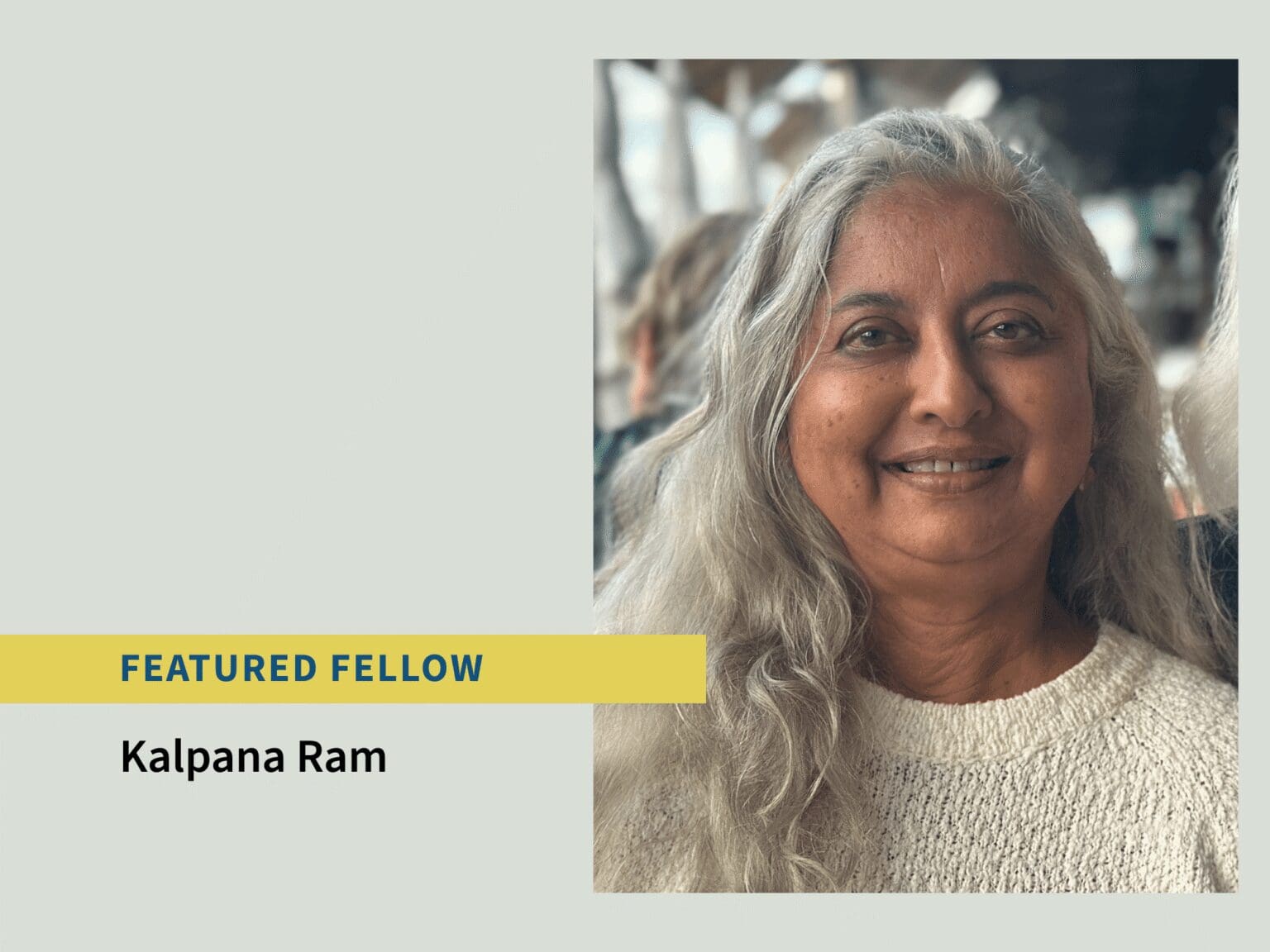Featured Fellow: Professor Kalpana Ram | Academy of the Social Sciences ...