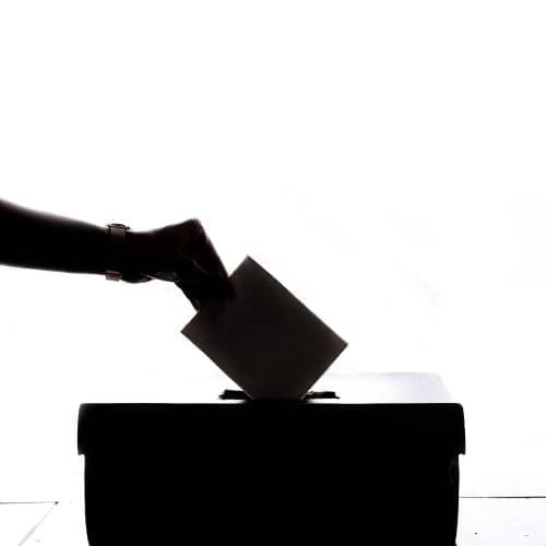 Ballot Black And White Black And White 1550337 1