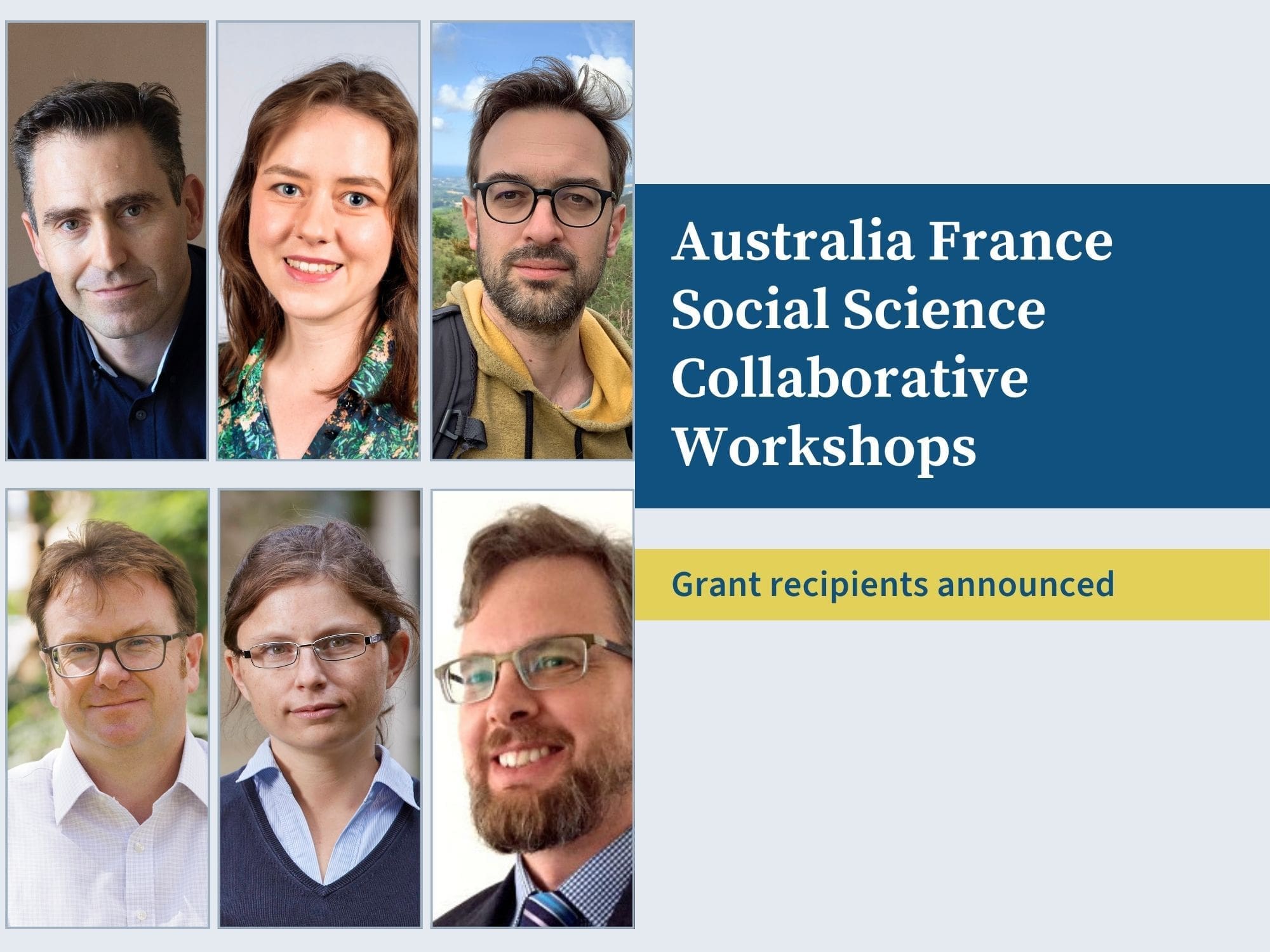 Australia France Social Science Collaborative Workshops: Grant Recipients Announced